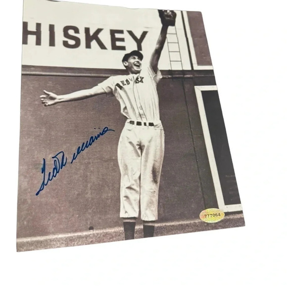Ted Williams Boston Red Sox autograph photo